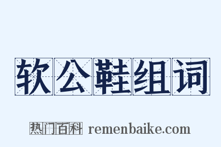 软公鞋组词是什么意思的图片